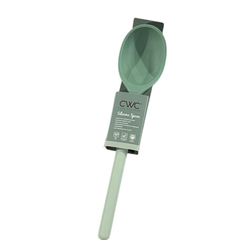 CWC Sage Green Silicone Spoon NWT